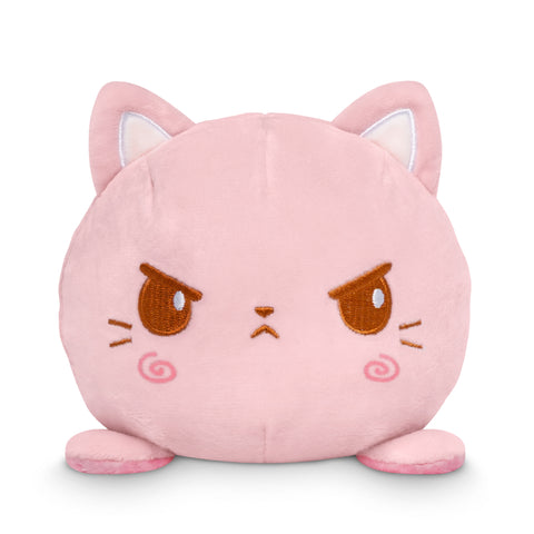 Strawberry Kitty Roll 4" Strawberry Cake-Scented Reversible Plushie