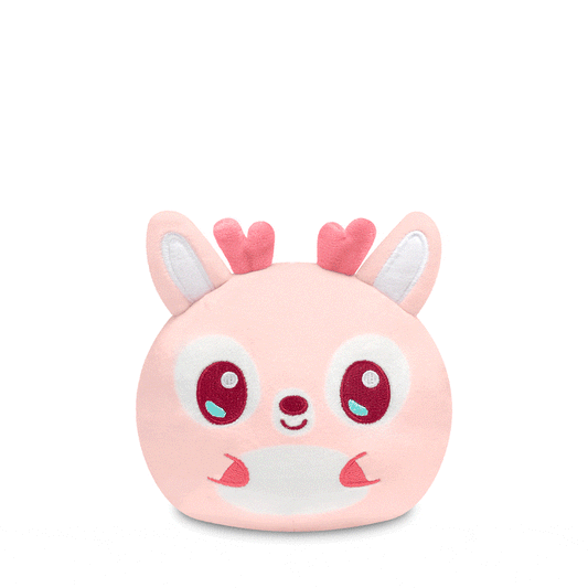 A pink TeeTurtle Plushiverse Deer-est Love 4