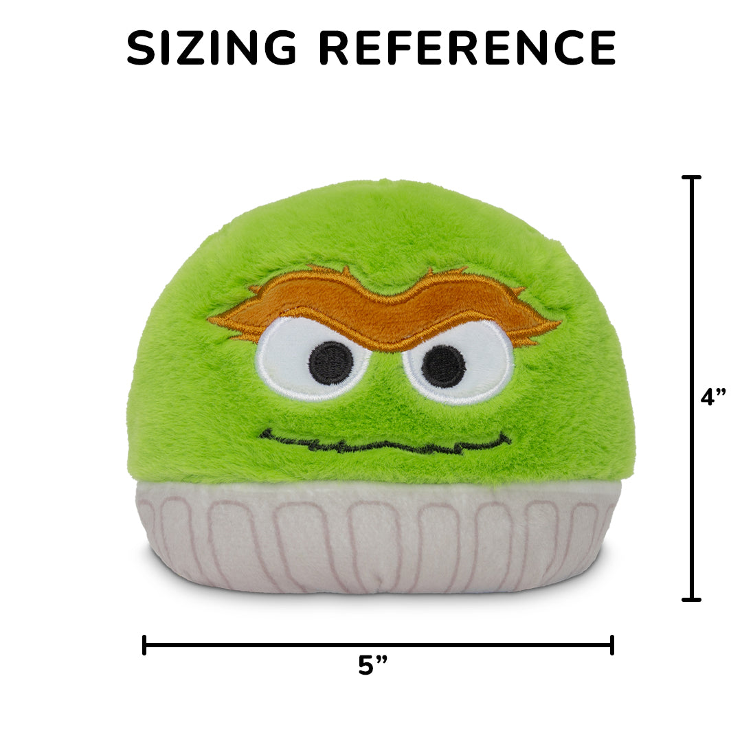 Grover & Oscar 4" Reversible Plushie sizing reference