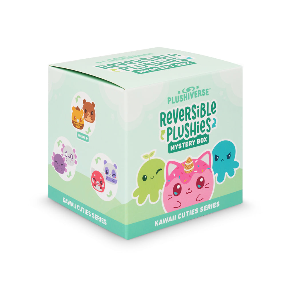 A Plushiverse Kawaii Cuties Reversible Plushie Mystery Box from TeeTurtle.