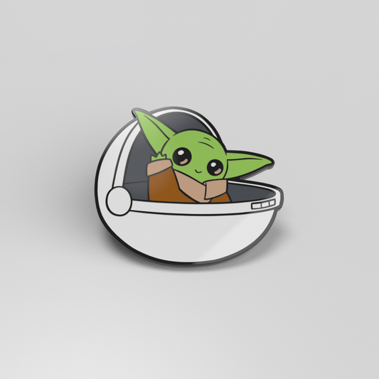 The officially licensed Star Wars Grogu enamel pin should be replaced with 