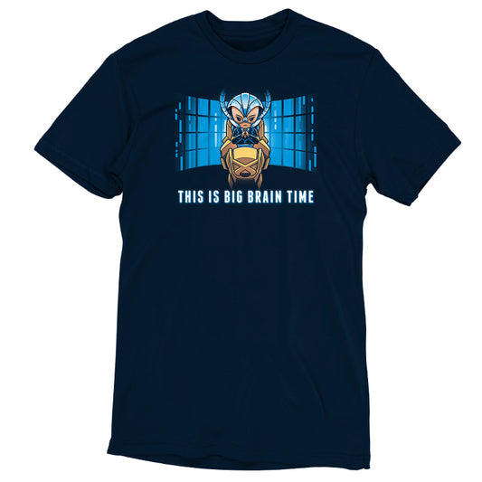 A Marvel-themed Big Brain Time t-shirt featuring Professor X.