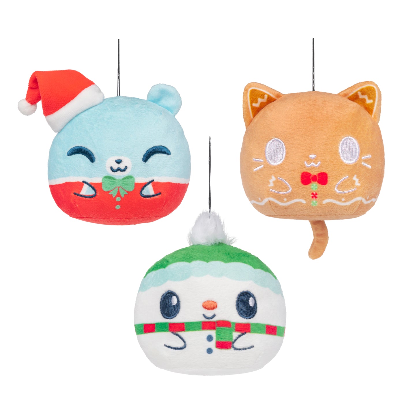 3-Plushie Ornament Bundle
