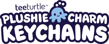 The logo for TeeTurtle's portable TeeTurtle Cat Plushie Charm Keychain (Light Gray Love) keychains.
