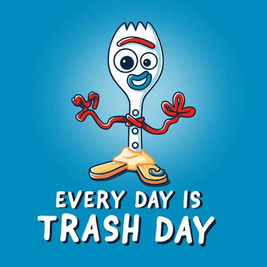 Experience the magic of Toy Story 4 with our limited edition Disney T-shirt, Every Day Is Trash Day. Every day is a trash day adventure with Woody and his beloved pals.