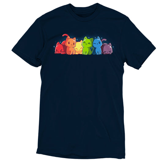 Rainbow Kitties t-shirt by TeeTurtle.
