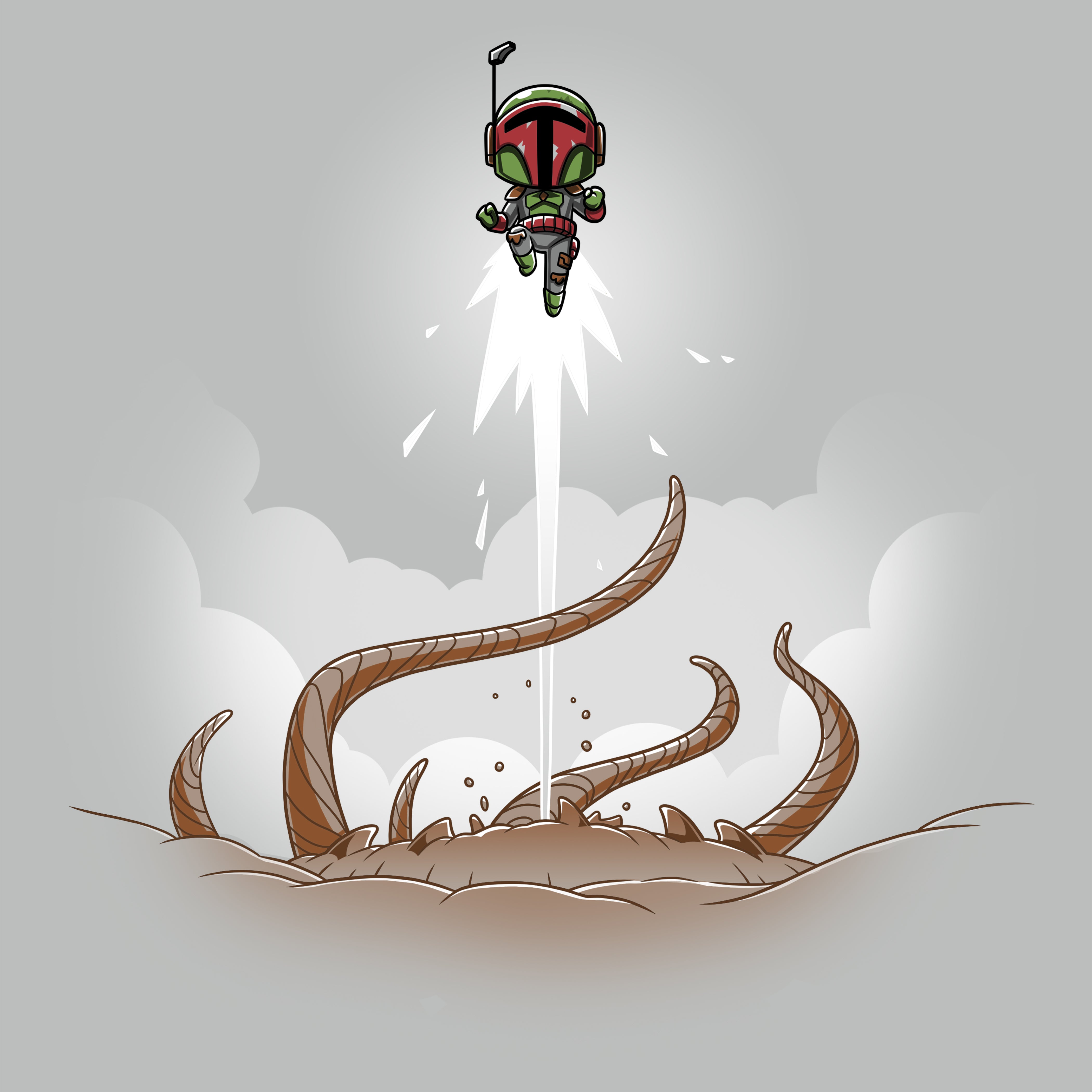 Star Wars T-Shirt - Sarlacc Bait Boba Fett