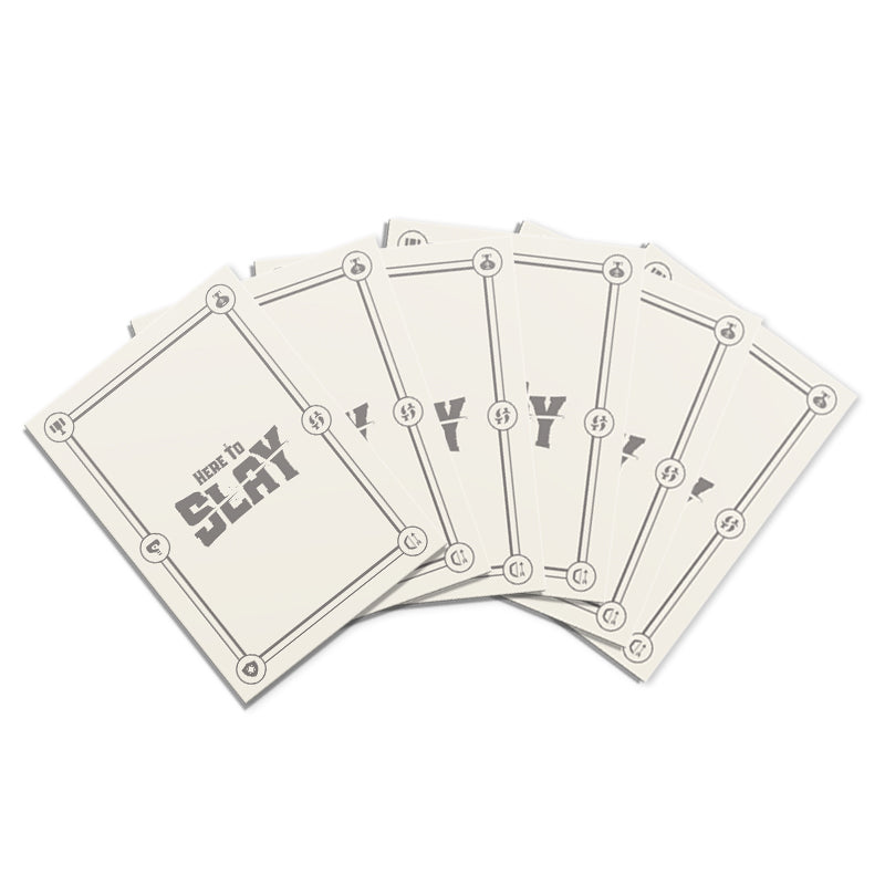 Here to Slay: Standard Size Card Sleeves Here to Slay: Standard Size Card Sleeves