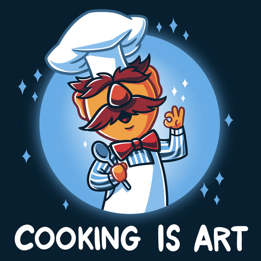 Cooking is art Swedish Chef: Cooking is Art Muppets T-shirt.