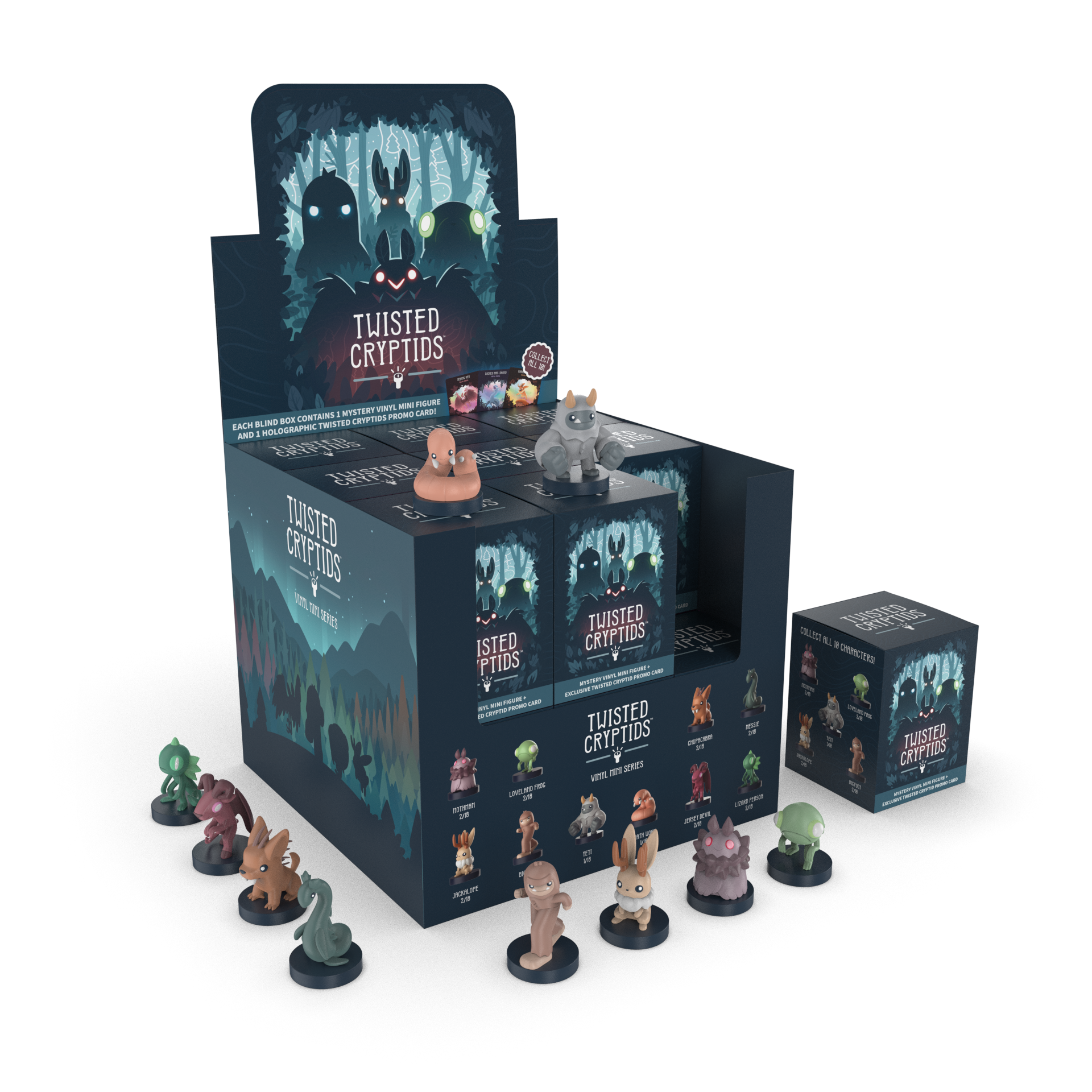 Twisted Cryptids: Vinyl Figure Blind Box – TeeTurtle