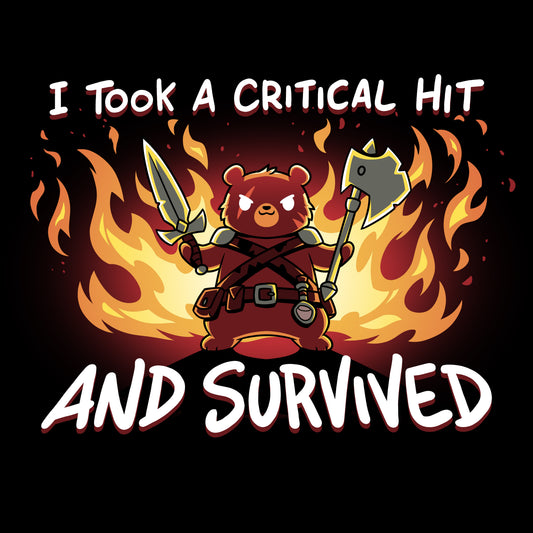 I survived a critical hit with the product 