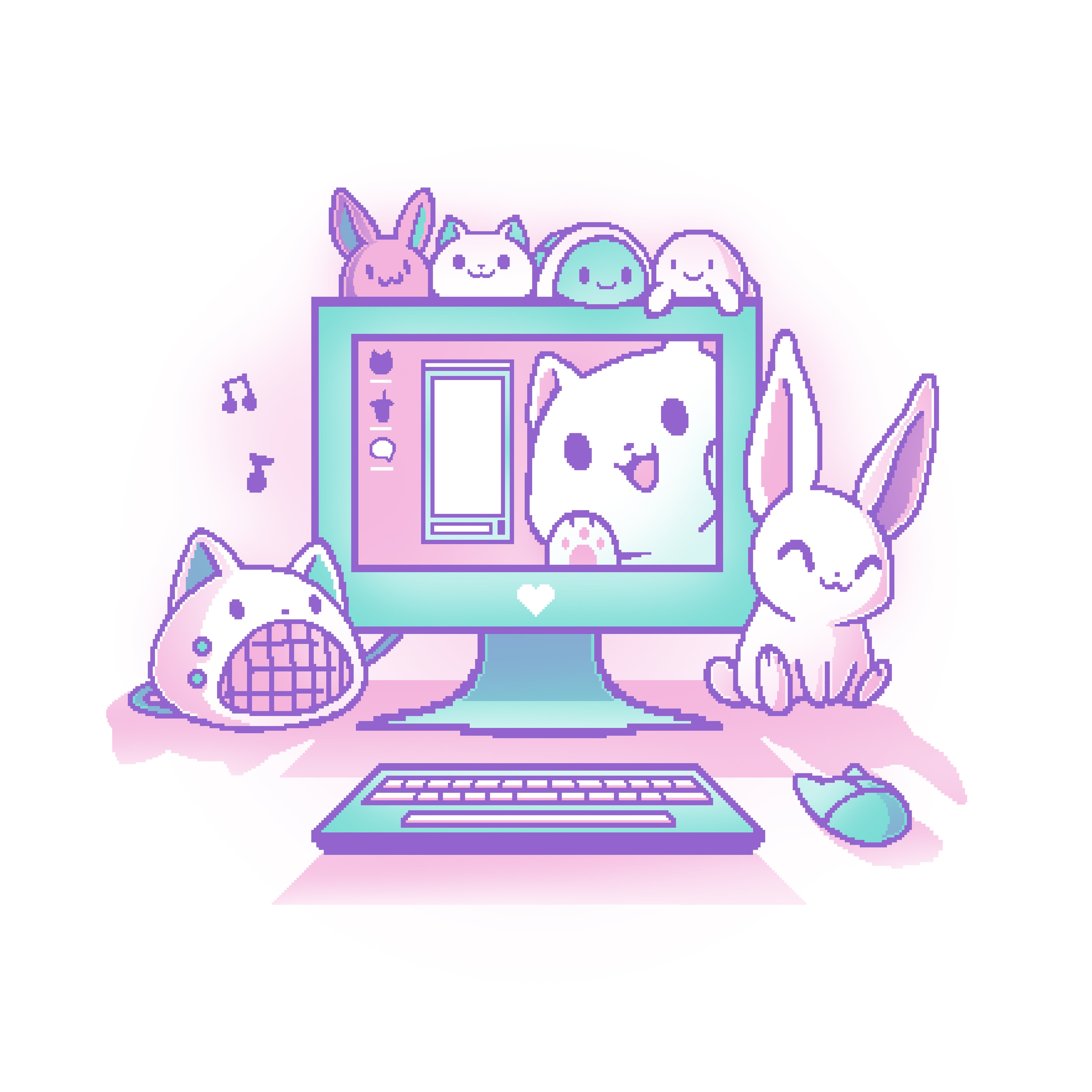 Kawaii Computer – TeeTurtle