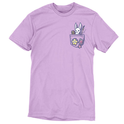 A Crafty Bunny in Your Pocket t-shirt from TeeTurtle, perfect for your craft project.