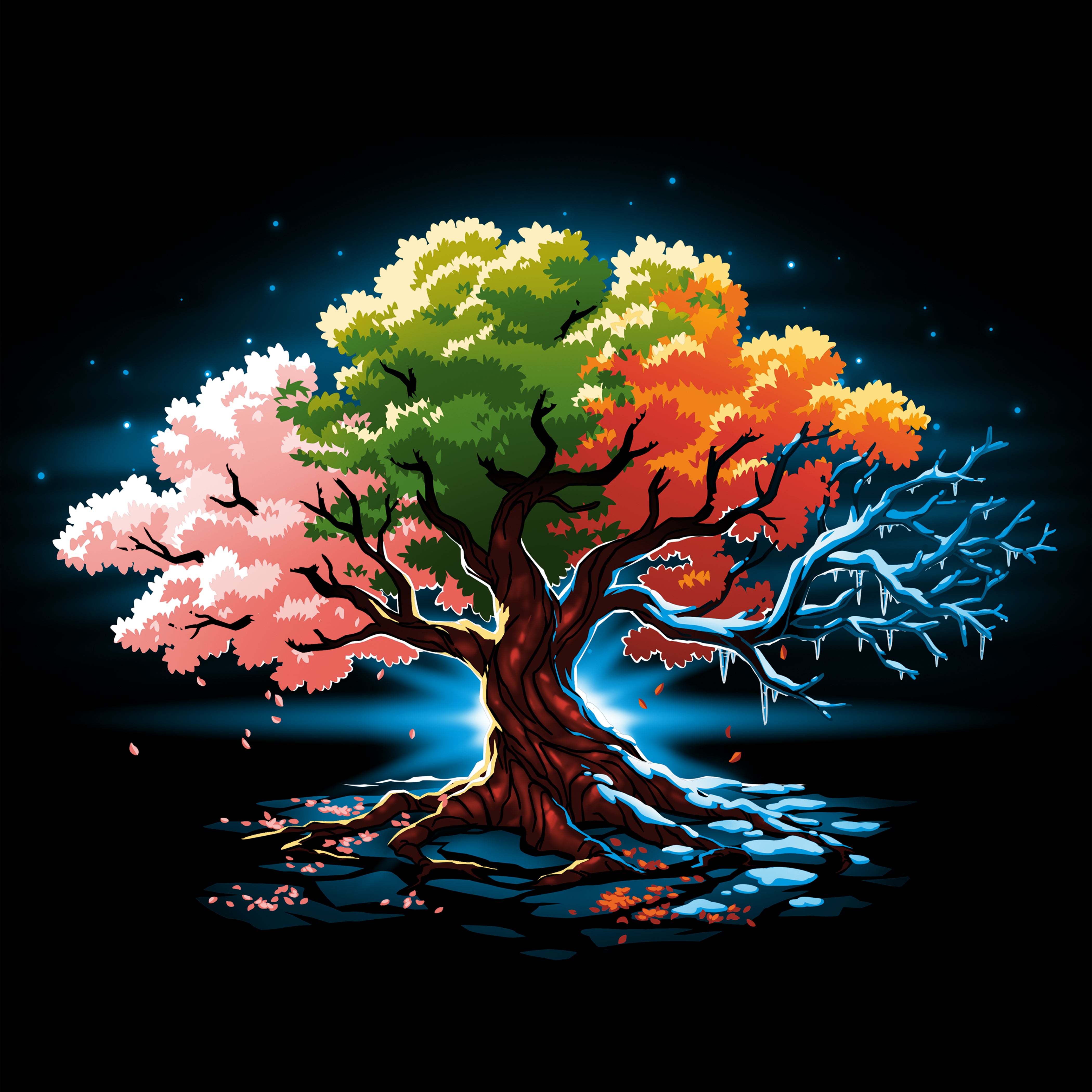 Seasonal Tree | Funny, cute & nerdy t-shirts