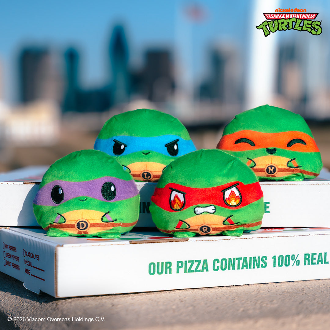 Teenage Mutant Ninja Turtles 4" Reversible Ooze Plushie Bundle