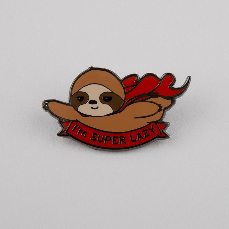 Super Lazy Pin Funny Cute And Nerdy Pins Teeturtle 