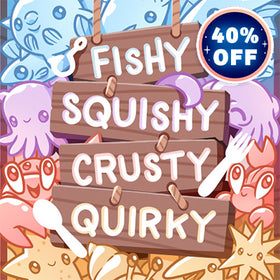 Fishy Squishy Crusty Quirky