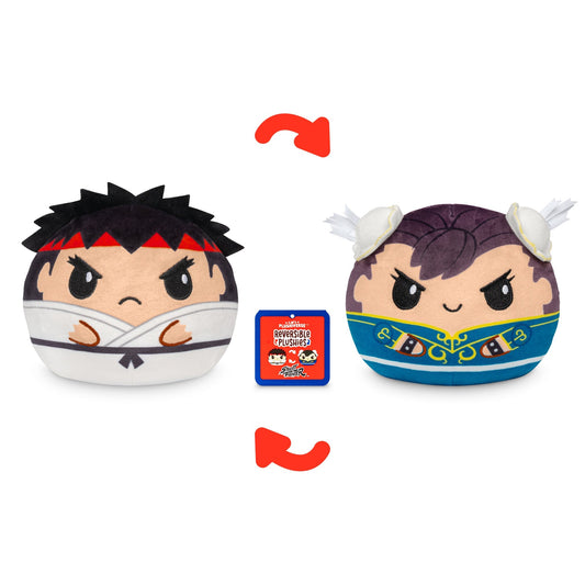 Two round Street Fighter Plushiverse Ryu and Chun Li 4