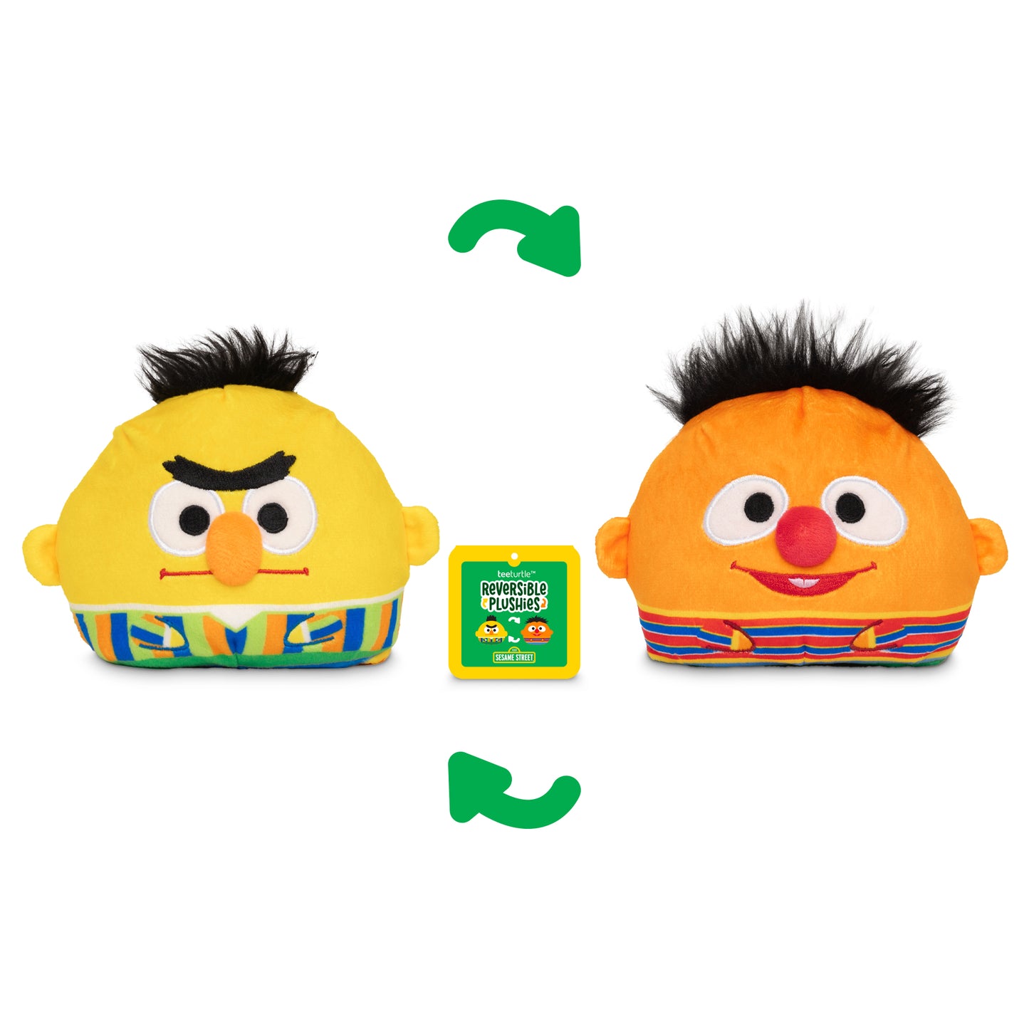 Bert & Ernie 4" Reversible Plushie
