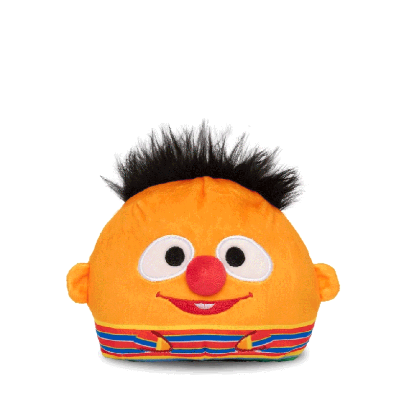Bert & Ernie 4" Reversible Plushie flip GIF