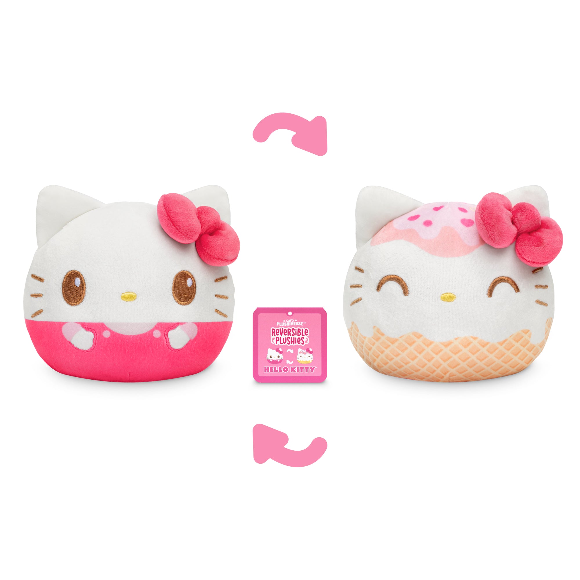 4" Hello Kitty Ice Cream Plushie