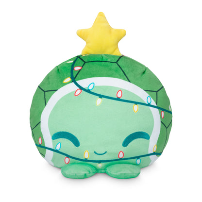 Holiday Turtle 6" Reversible Plushie