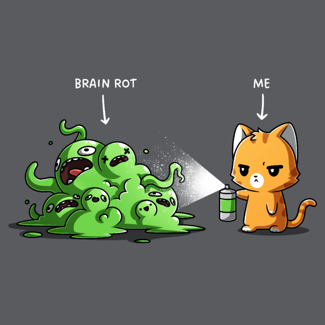 No Thanks, Brain Rot – TeeTurtle
