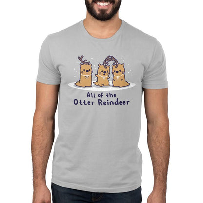 Get into the holiday spirit with the TeeTurtle All Of The Otter Reindeer Men's T-Shirt! Perfect for the holiday season.