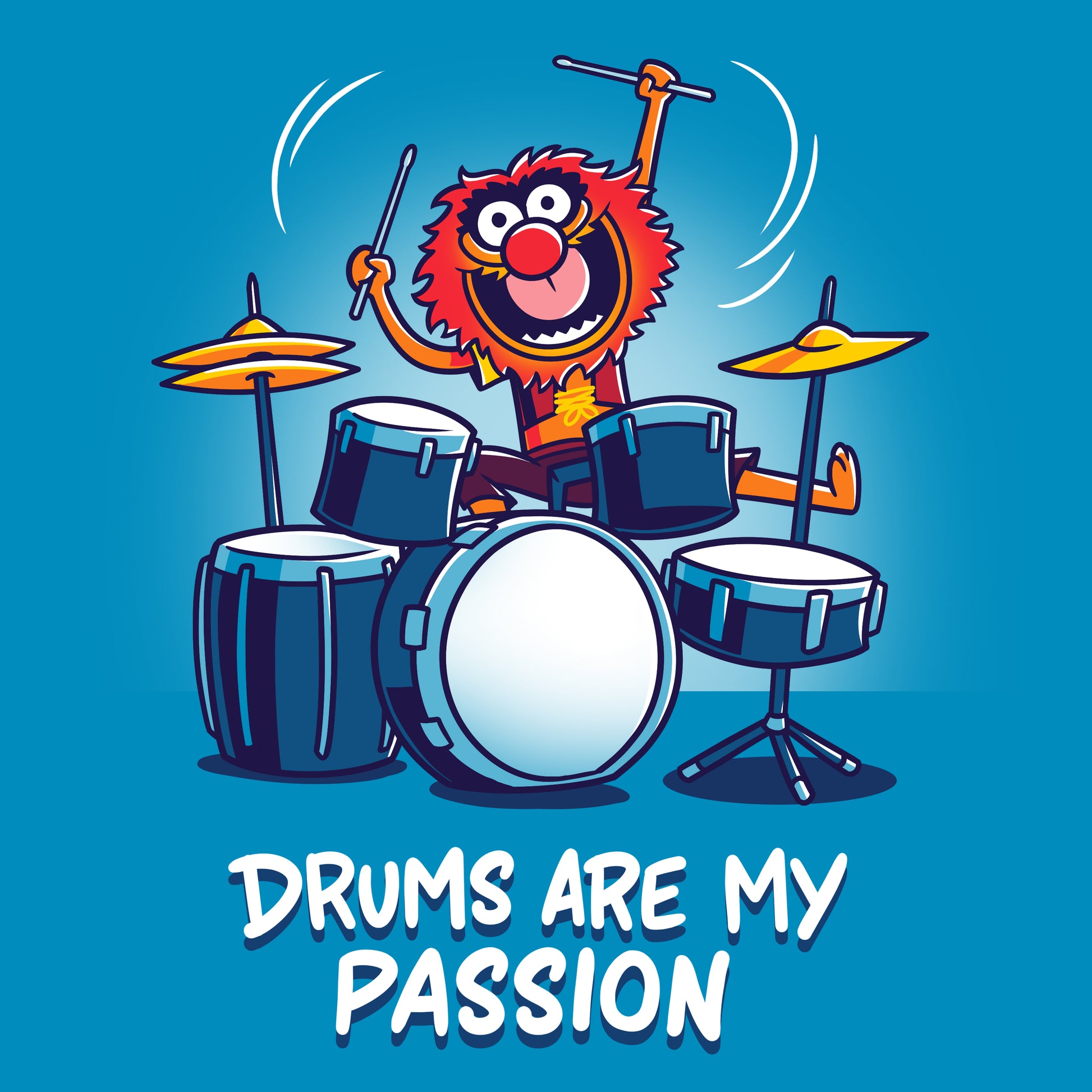 Animal: Drums Are My Passion, officially licensed Muppet t-shirt.