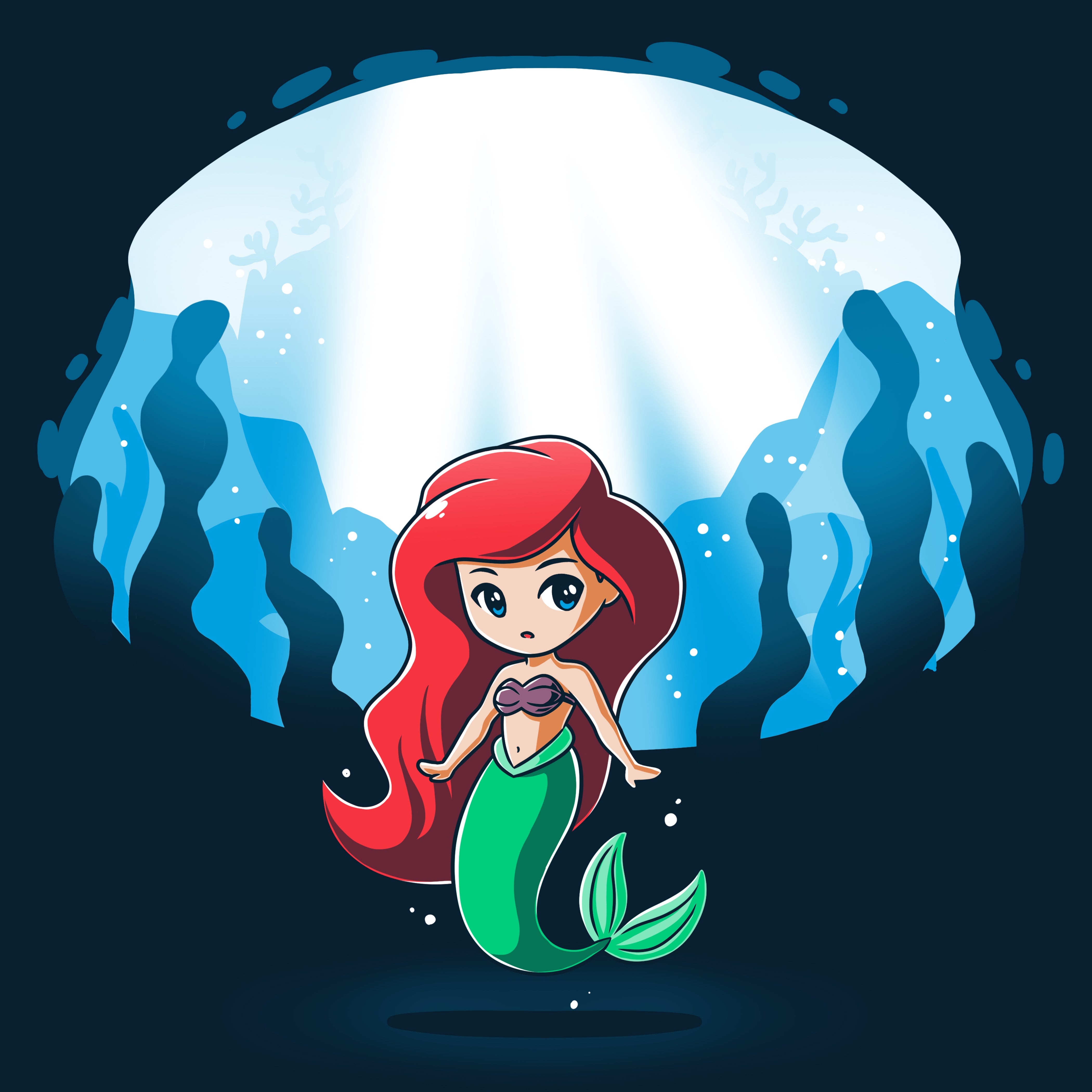 Ariel and Ursula (Glow) | Official Disney Tee – TeeTurtle