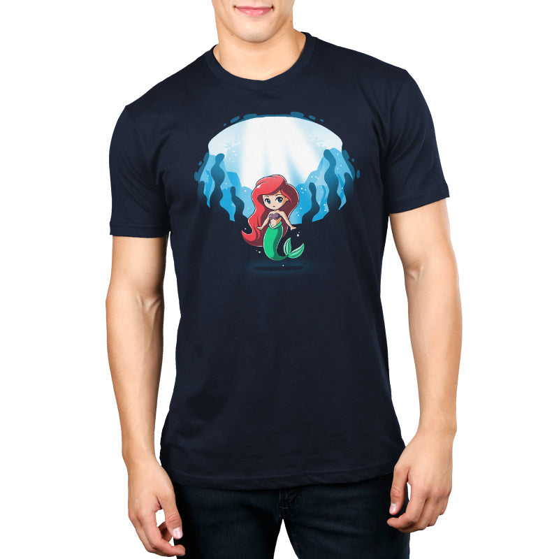 The licensed Disney Ariel and Ursula (Glow) men's t-shirt.