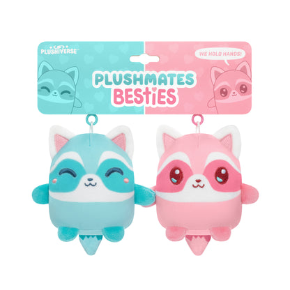 Two Plushiverse Thief of My Heart Raccoon Plushmates Besties by TeeTurtle in a package.