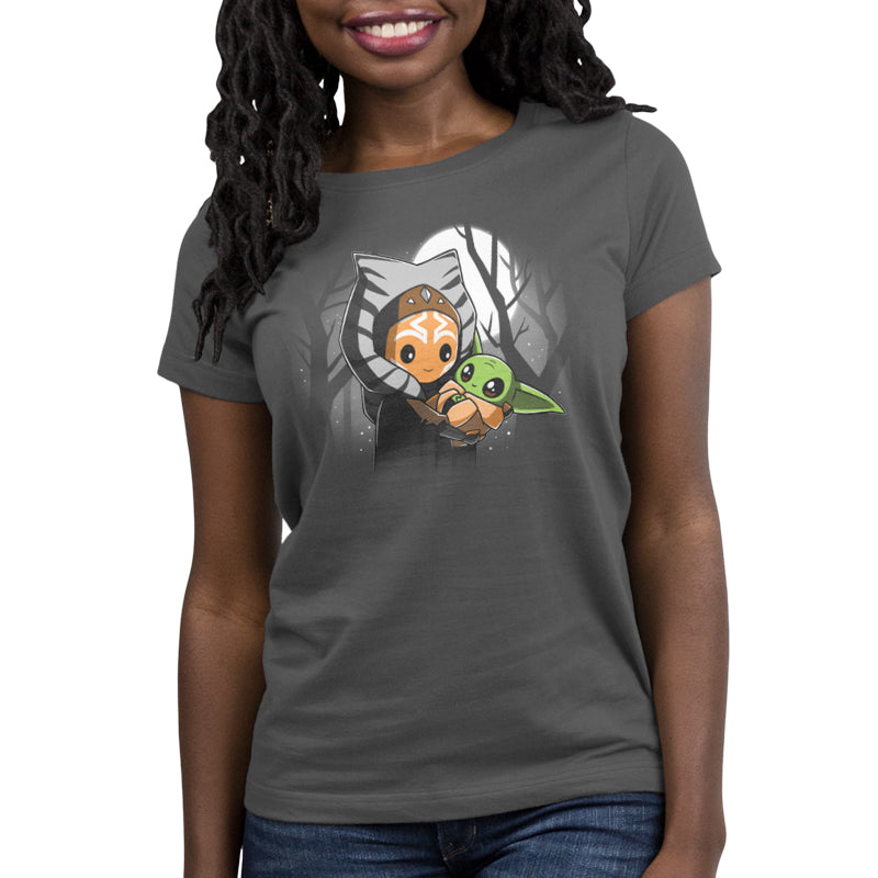 A Star Wars BFFs (Ahsoka and Grogu) t-shirt featuring a licensed baby yoda design.