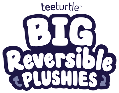TeeTurtle Big Reversible Husky Plushies.