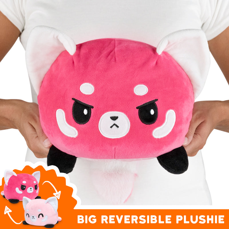 Reversible TeeTurtle Big Reversible Red Panda Plushie by TeeTurtle.