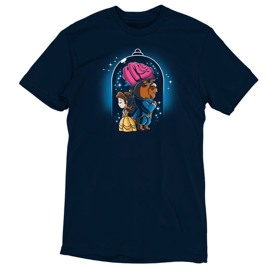Officially Licensed Disney Beauty and the Beast men's t-shirt made from Ringspun Cotton.