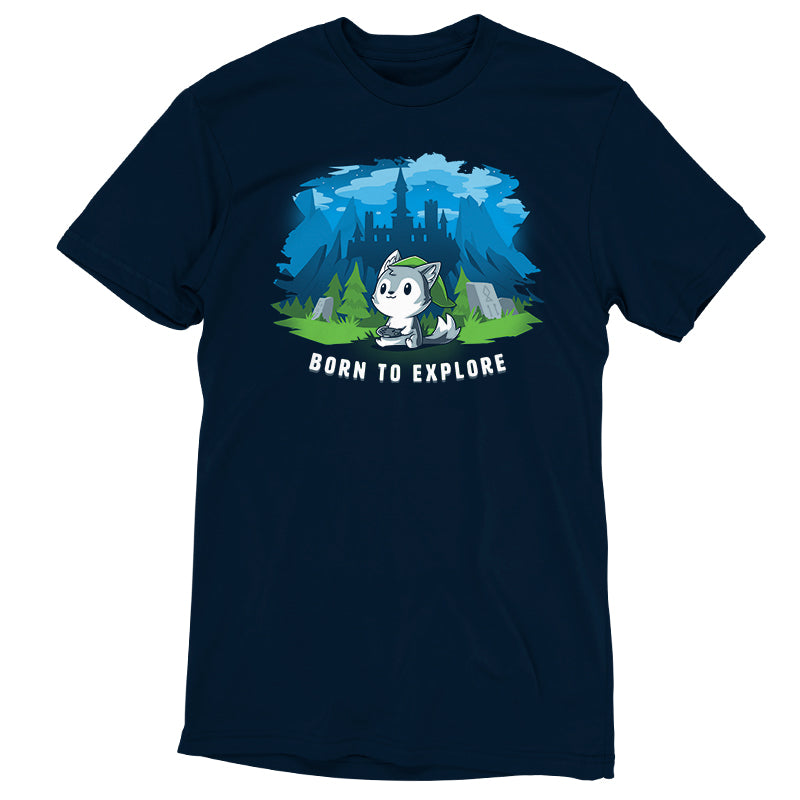 A TeeTurtle "Born to Explore" T-shirt.