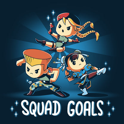 Officially licensed Capcom Street Fighter Squad Goals t-shirt.