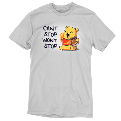 Disney officially licensed Can't Stop. Won't Stop. (Winnie the Pooh) t-shirt.