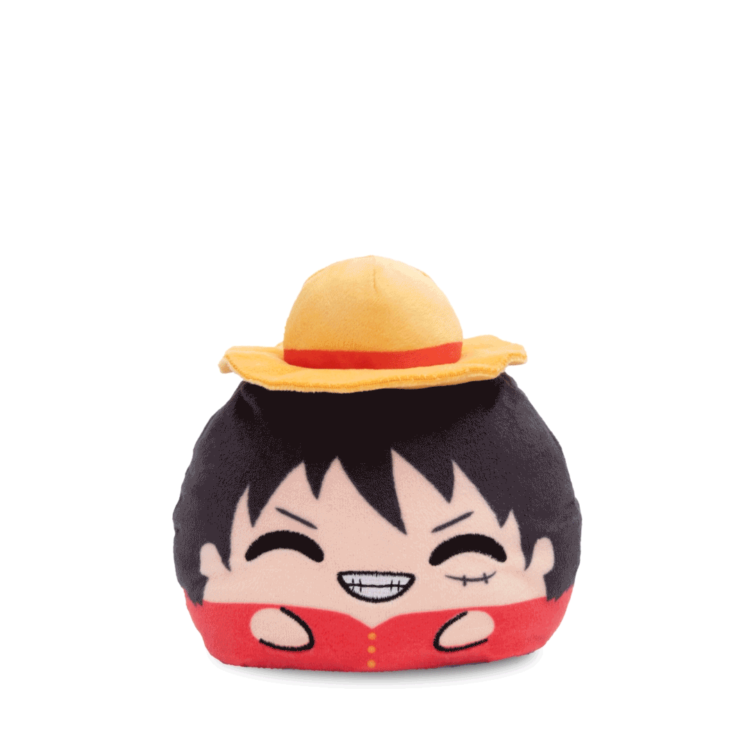 One Piece Luffy 4" Reversible Plushie
