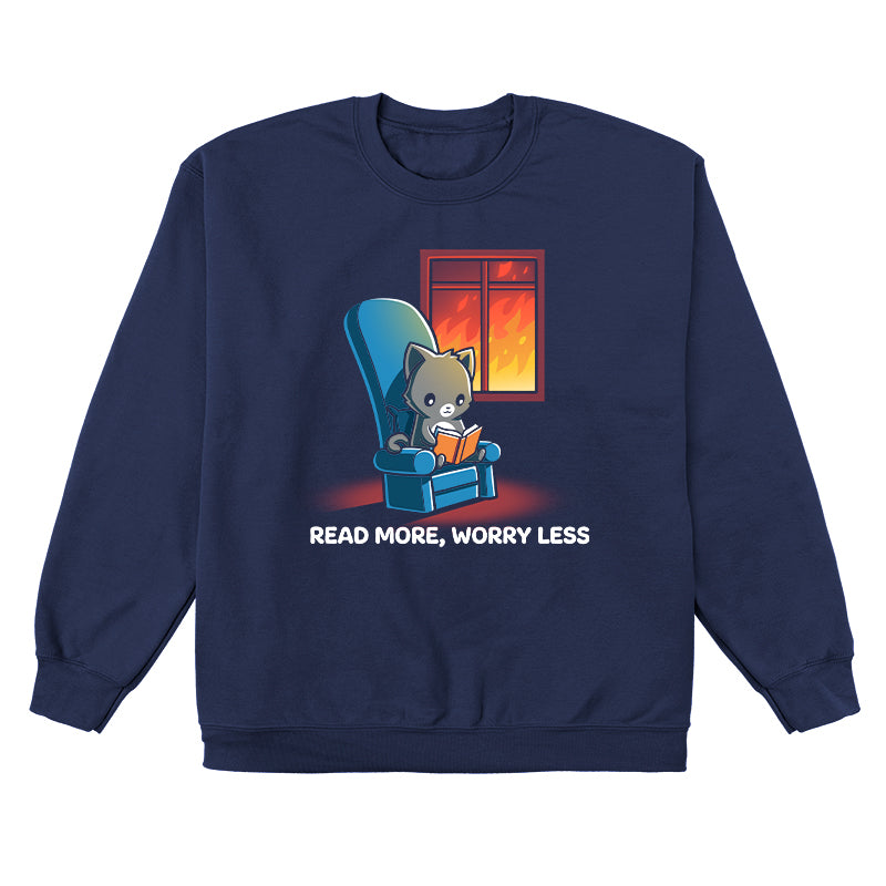 Read More, Worry Less Funny, cute nerdy t-shirts – TeeTurtle
