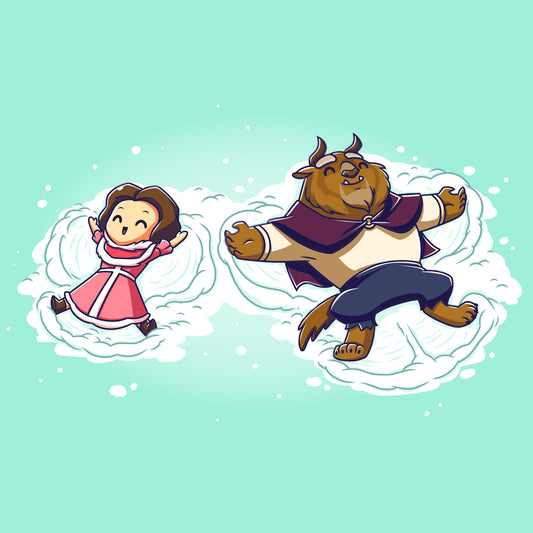 Officially licensed Disney Beauty and the Beast Snow Angels Tumblr featuring Belle and Beast art by talented artists.