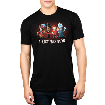 I like the officially licensed Disney men's t-shirt from the I Like Bad Boys (Villains) collection.