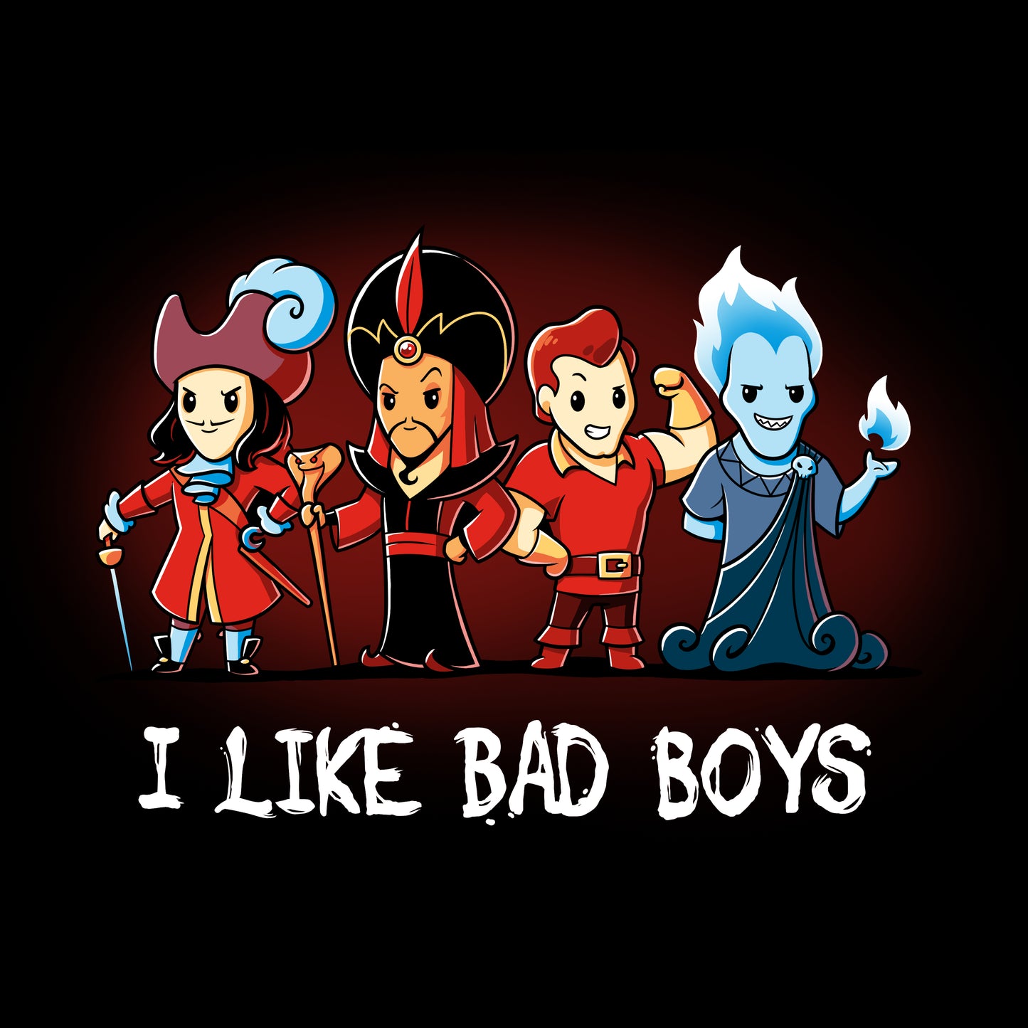 I like Disney "I Like Bad Boys (Villains)" t-shirt.