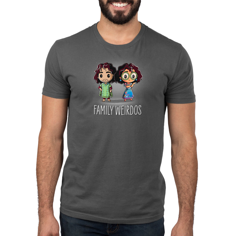 An Encanto Family Weirdos t-shirt, officially licensed by Disney.