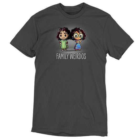 Officially licensed Disney Encanto unisex t-shirt featuring Family Weirdos.