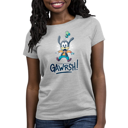A super soft women's t - shirt with the word Gawrsh! on it. (Disney)