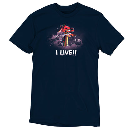 A Mulan-themed Disney T-shirt featuring the words "I Live!!