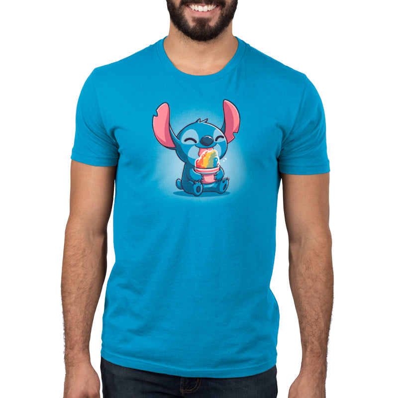 Men's officially licensed Disney Snow Cone (Stitch) T-shirt.