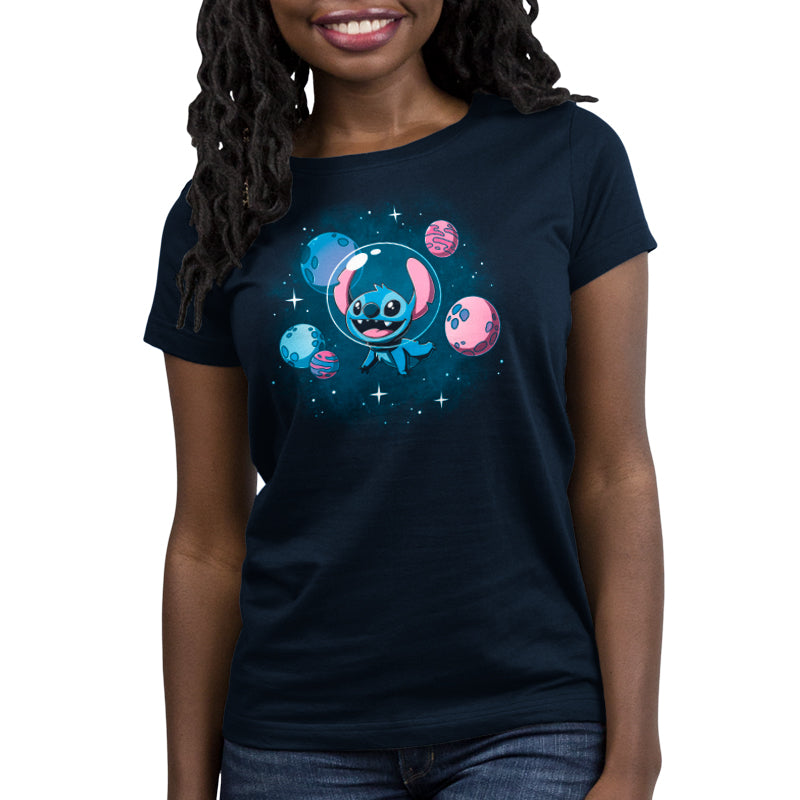 Officially licensed Disney Stitch in Space.